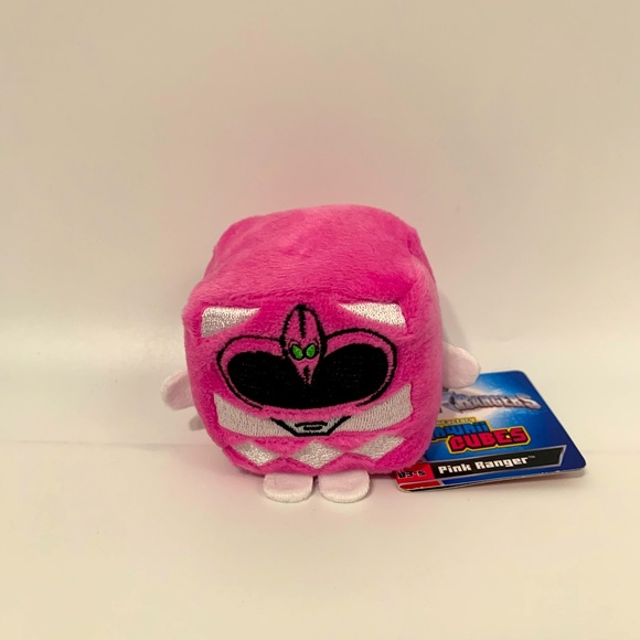 Kawaii Cubes 2” inch min plush Power Rangers bundle of (3) pink black red Ranger - Picture 4 of 4